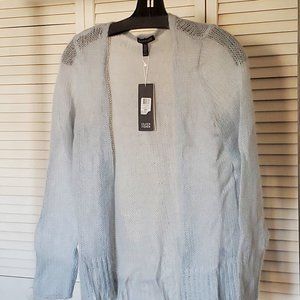 Eileen Fisher Airy Mohair Cardigan Sky Blue XS NWT